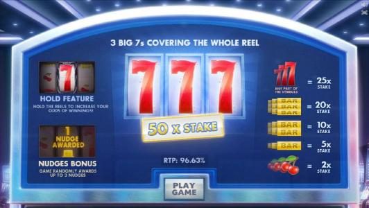 slot game symbols paytable