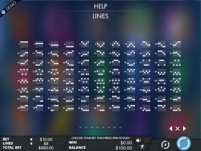 Payline Diagrams 1-88