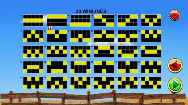 Win Lines 1-30