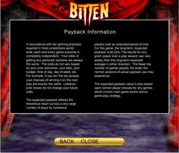 Payback information