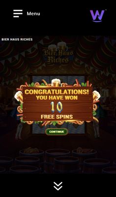 10 Free Spins Awarded