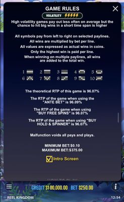 General Game Rules