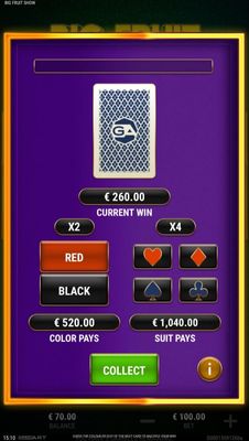 Red or Black Gamble Feature