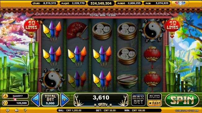 Multiple winning paylines