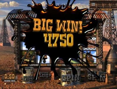 here is an example of a free spins big win, 4750 coin payout