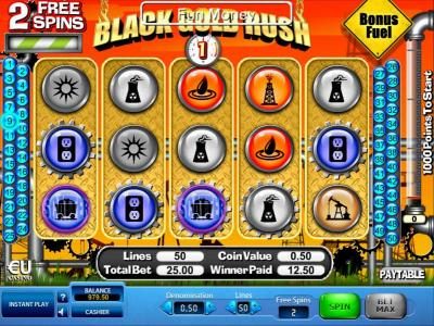 a pair of scatter symbols triggers two free spins