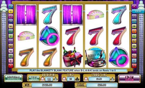 Multiple winning paylines triggers a $123 jackpot
