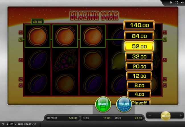 Ladder Gamble Feature game Board