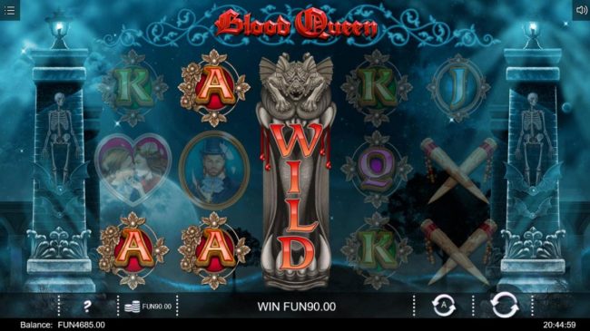 Multiple winning paylines triggered by expanded wild symbol