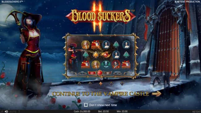 Splash screen - game loading - Vampire Theme