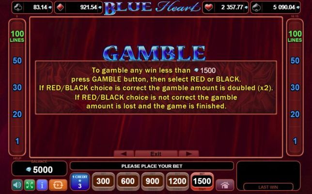 Gamble Feature Rules