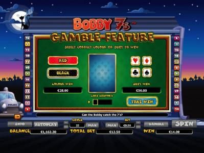 gamble feature game board