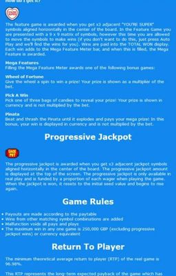 Progressive Jackpots Rules