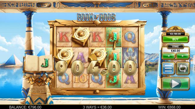 Scatter win triggers the free spins feature