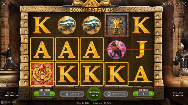Multiple winning paylines