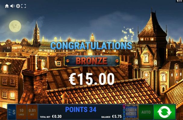 Bronze Jackpot Awarded