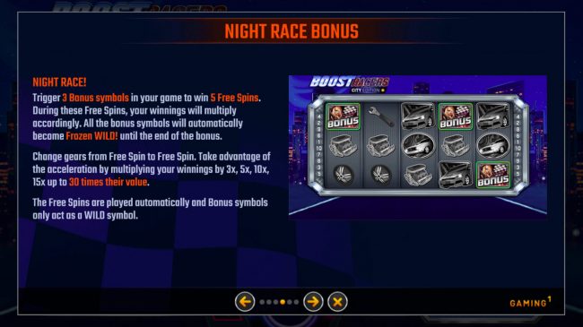 Night Race Bonus