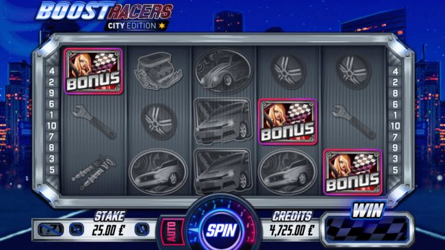 Scatter win triggers the free spins feature