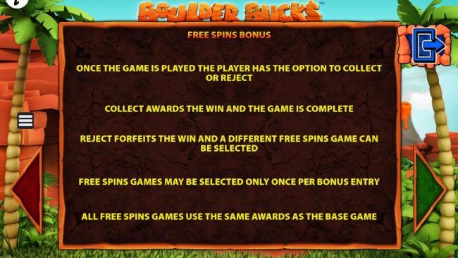 Free Spins Bonus Game Rules