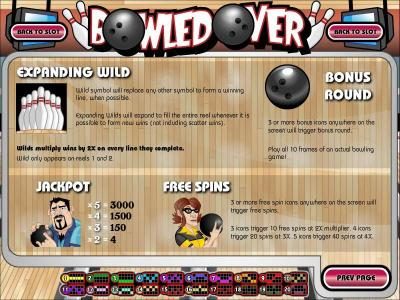 expanding wild, bonus round, jackpot and free psins game rules