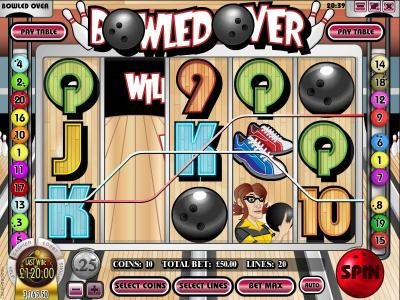 multiple winning paylines triggers a $120 jackpot