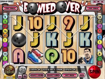 five of a kind triggers an $300 big win payout