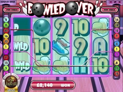 a $600 jackpot paid out by multiple winning paylines during the free spins feature
