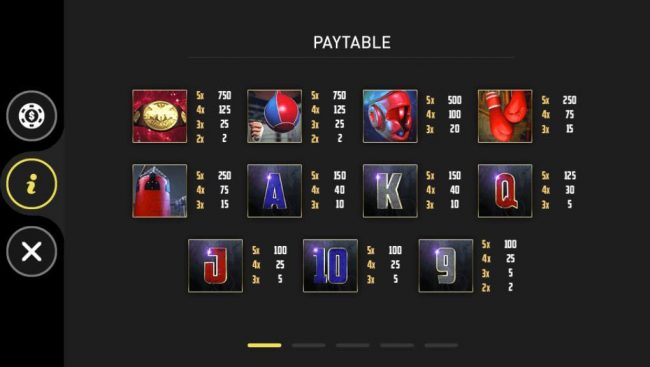 Paytable