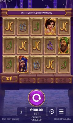 Book of Aladdin :: Main Screen