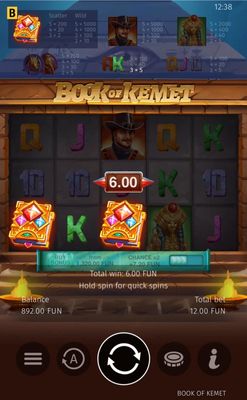 Three of a Kind win