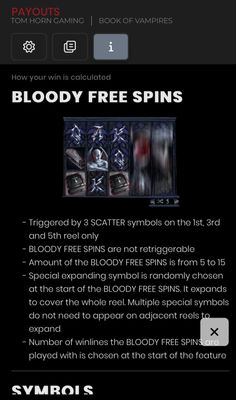 Bloody Free Spins