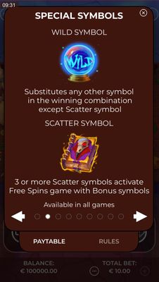 Wild and Scatter Rules