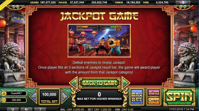 Jackpot Game Rules