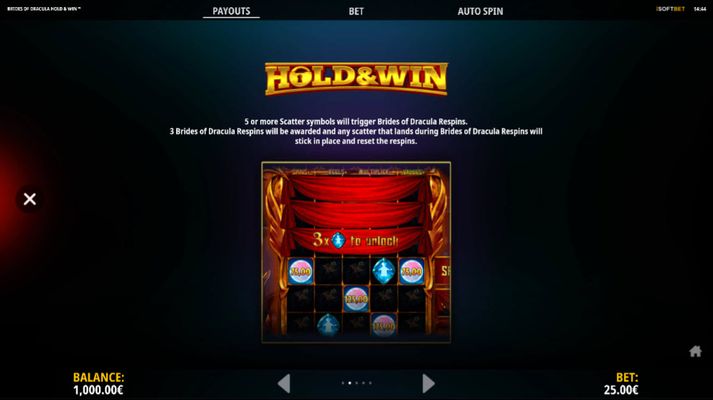 Hold and Win Feature