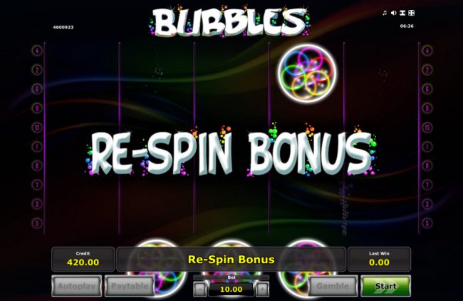 Re-Spin Feature