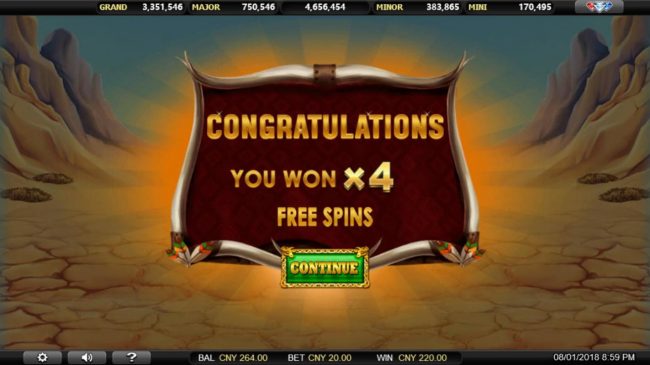 Free Spins Activated