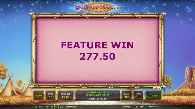 Total Free Spins Payout