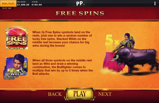 Free Spins Rules