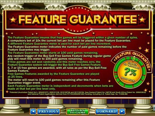 Feature Guarantee Rules