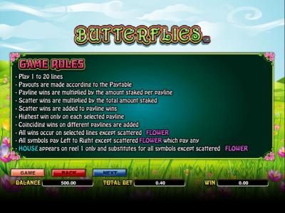 game rules