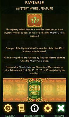 Mystery Wheel Feature