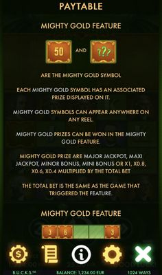 Mighty Gold Feature