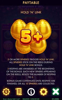 Hold and Link Feature
