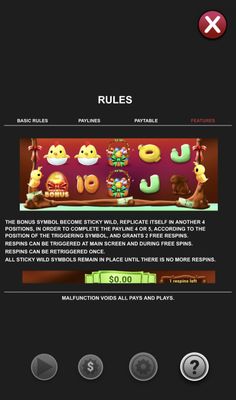 Bunny Bucks :: Feature Rules