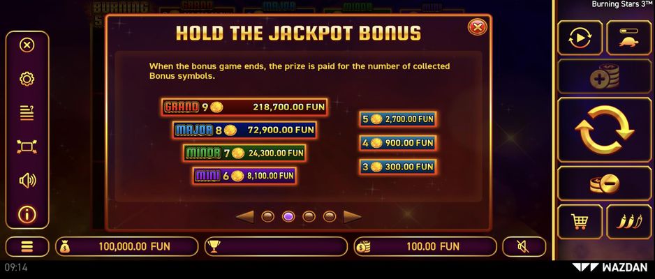 Jackpot Feature