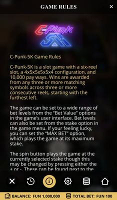 General Game Rules