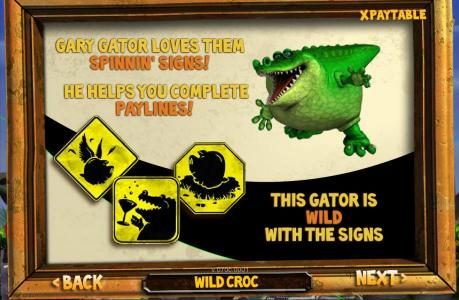 gator symbol is wild