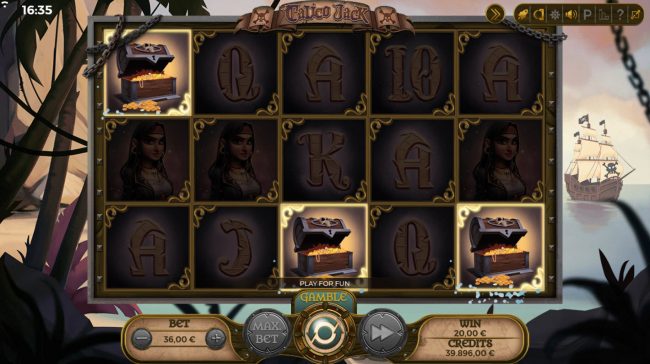 Scatter win triggers the free spins feature