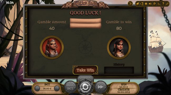 Gamble Feature Game Board