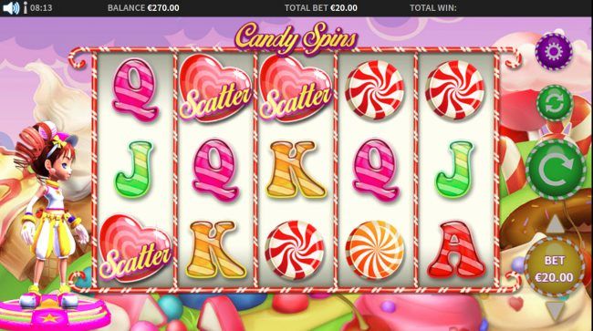 Scatter win triggers the free spins feature